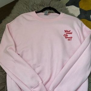 WWEWD embroidered crew